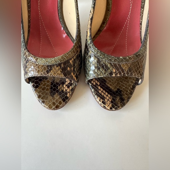 Kate Spade Python Open Toe - Picture 2 of 6
